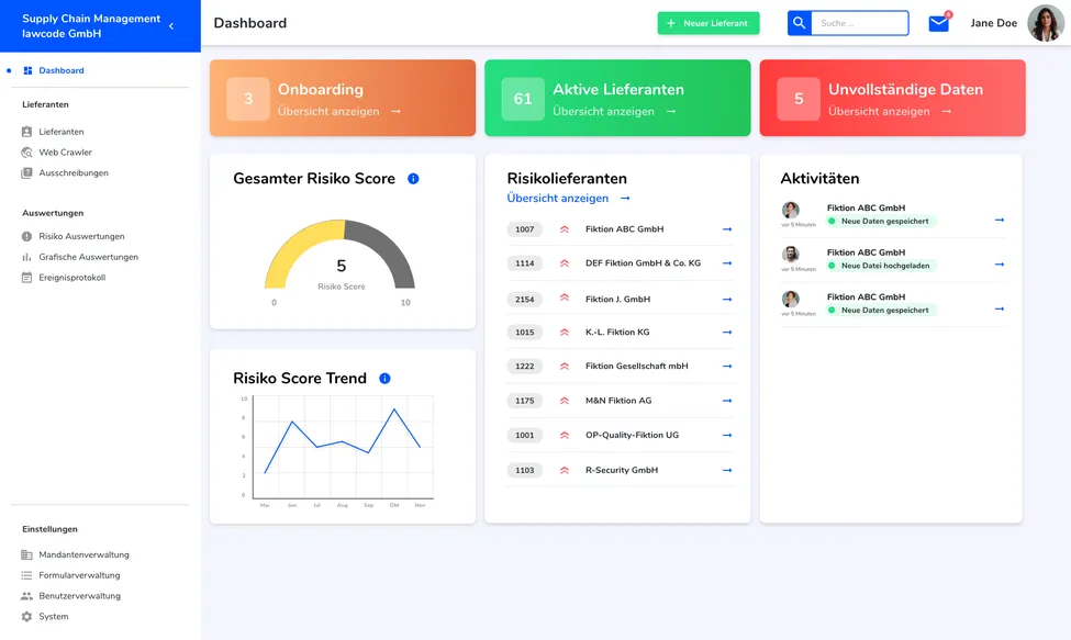 Supply Chain Tool