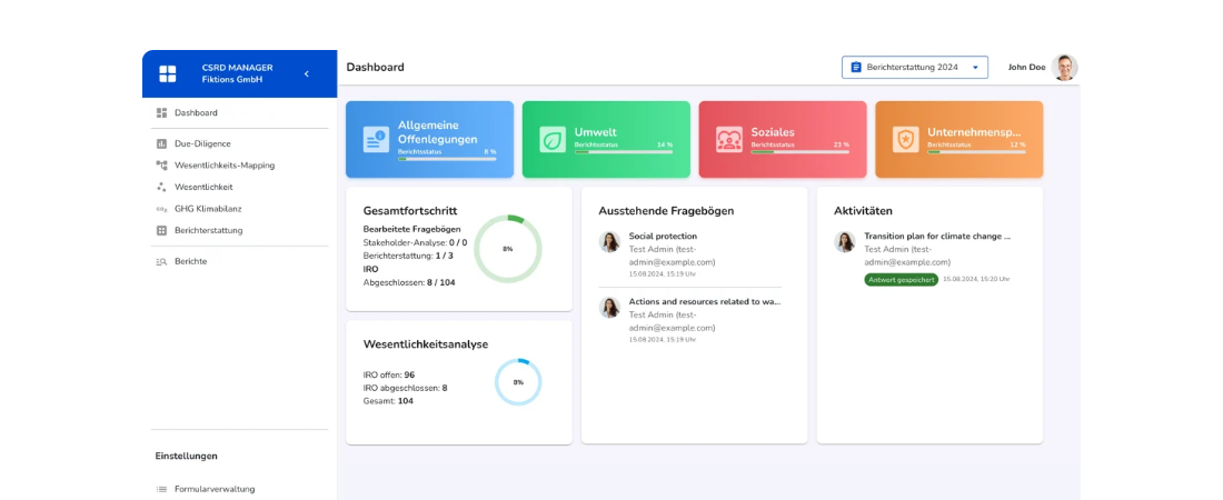 CSRD Dashboard