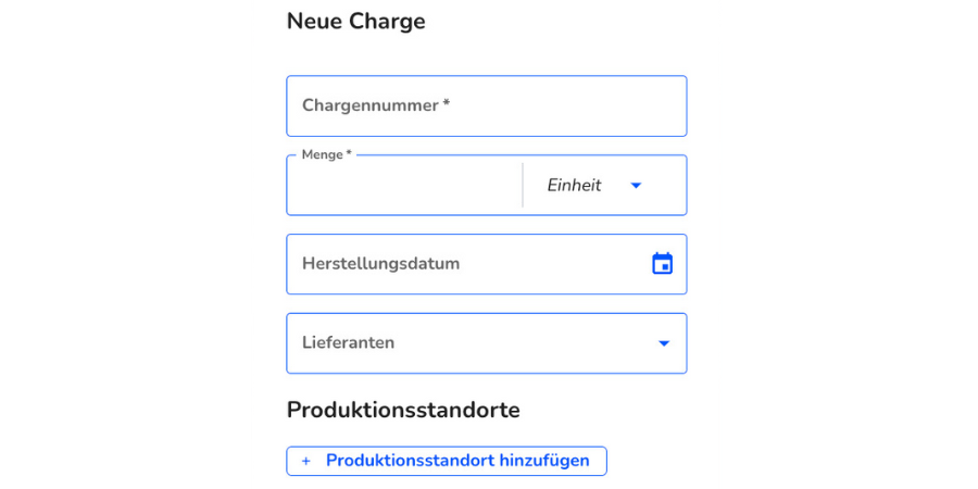 EUDR Chargen