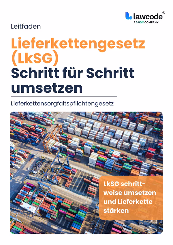 Lieferkettengesetz (LkSG) Schritt für Schritt umsetzen